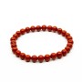 Bracciale in diaspro rosso