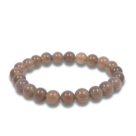 Graues Achat-Armband