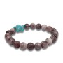 Bracciale Turchese Tartaruga Viola Rhodonite