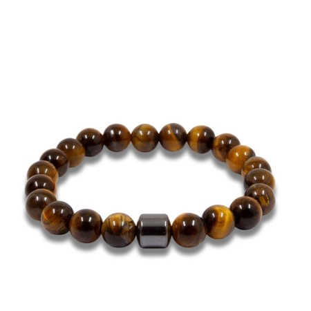 Tigerauge und Hämatit Armband