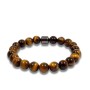 Bracelet Œil de Tigre et Hématite
