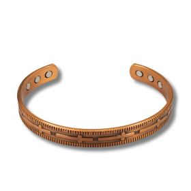 Bracelet Magnétique Cuivre Croix