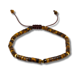 Bracciale Occhio di Tigre 6 mm Regolabile