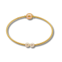 Bracciale in oro con perla rosa d'acqua dolce