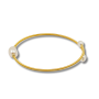 Bracelet Doré Perle d’Eau Douce Blanche