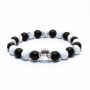 Bracelet Patte Howlite Onyx