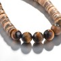 Bracelet Perles De Noix De Coco Œil De Tigre