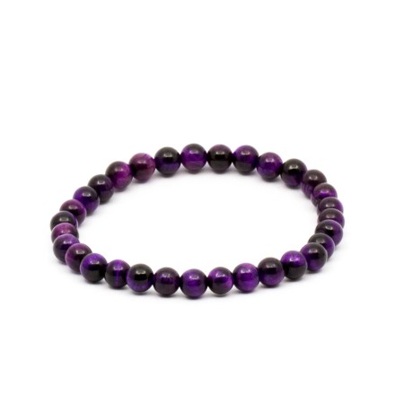 Bracelet Œil De Tigre Violet