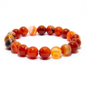 Armband aus Agate Orange