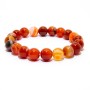 Bracelet en Agate Orange