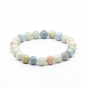 Braccialetto Morganite e Aigue-Marine