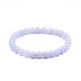 Bracelet Calcédoine Bleue