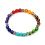 Armband 7 Chakras lithotherapie
