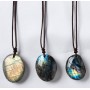 Collier Pendentif Labradorite