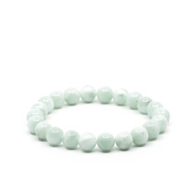 Bracelet Garniérite ( pierre de lune verte )