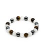 Bracelet Oeil De Tigre Hématite Opale